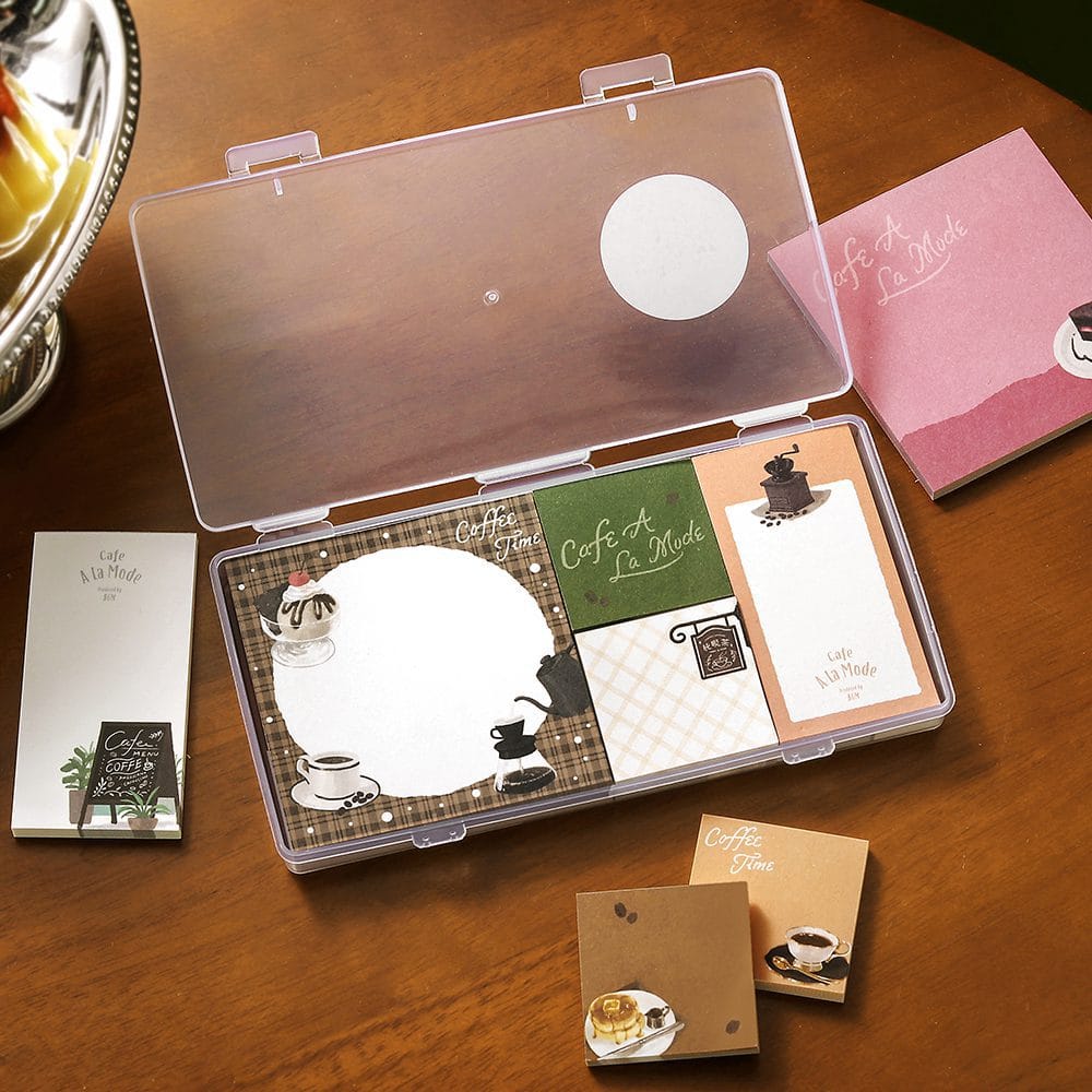 Spoon Inc BGM Memo Pad Set Cafe a la Mode Vol.2 Kawaii Gifts