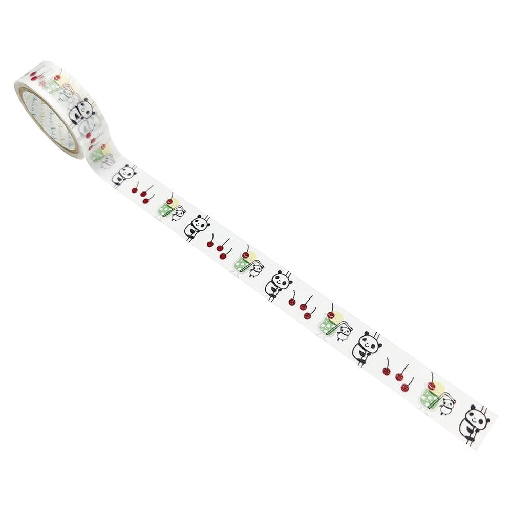 Spoon Inc Hibikore Masking Tape Melon Soda & Panda Kawaii Gifts 4582608265884