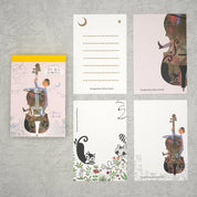 Spoon Inc Kinose Shinzi Katoh Landscape Memo Pad Gauche the Cellist Kawaii Gifts