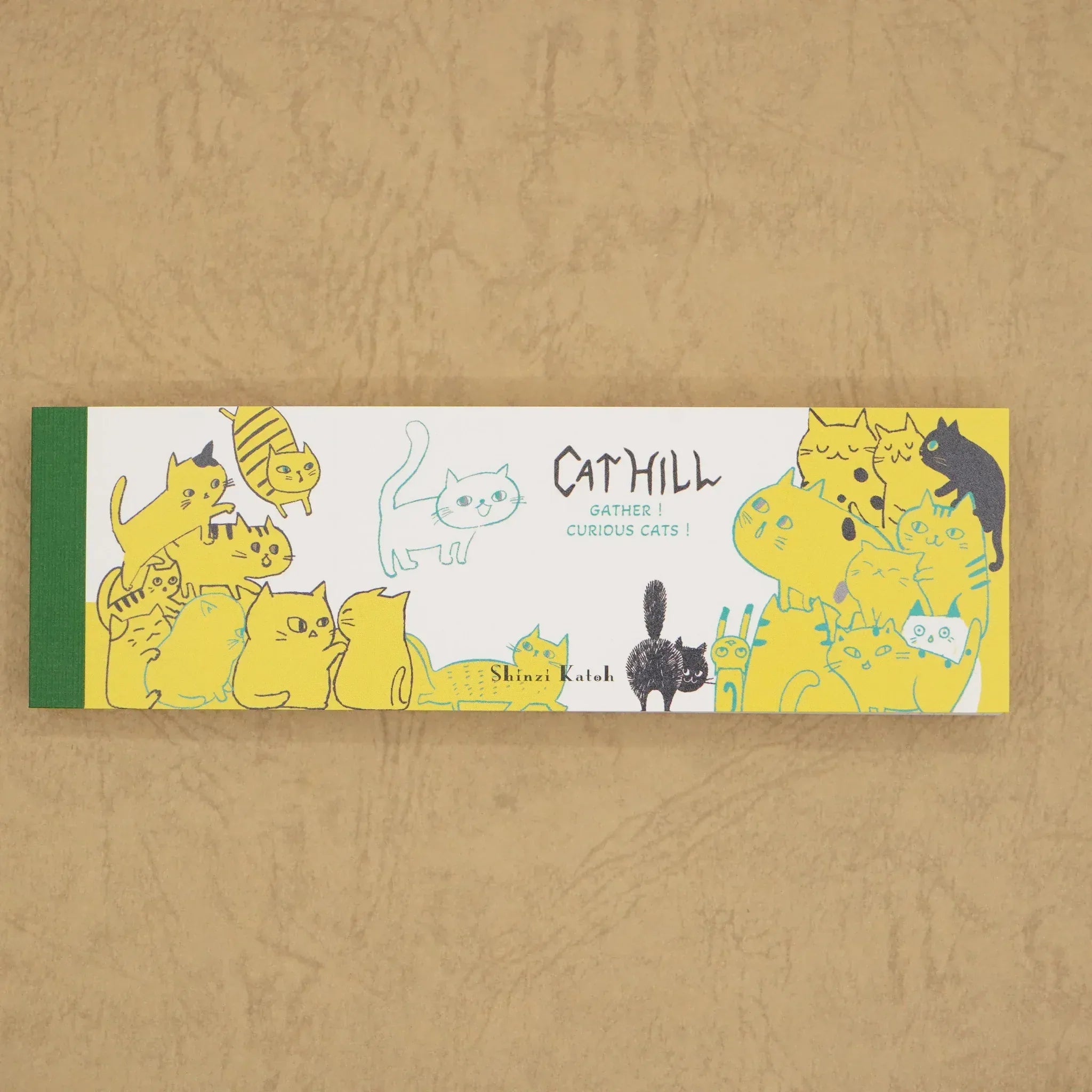 Spoon Inc Kinose Small Memo Pad Yellow Cat Hill Kawaii Gifts 4580703634642