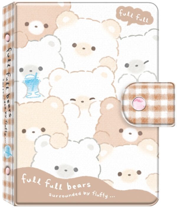 Spoon Inc Q-Lia Reusable Sticker Book Furufuru Bears Kawaii Gifts
