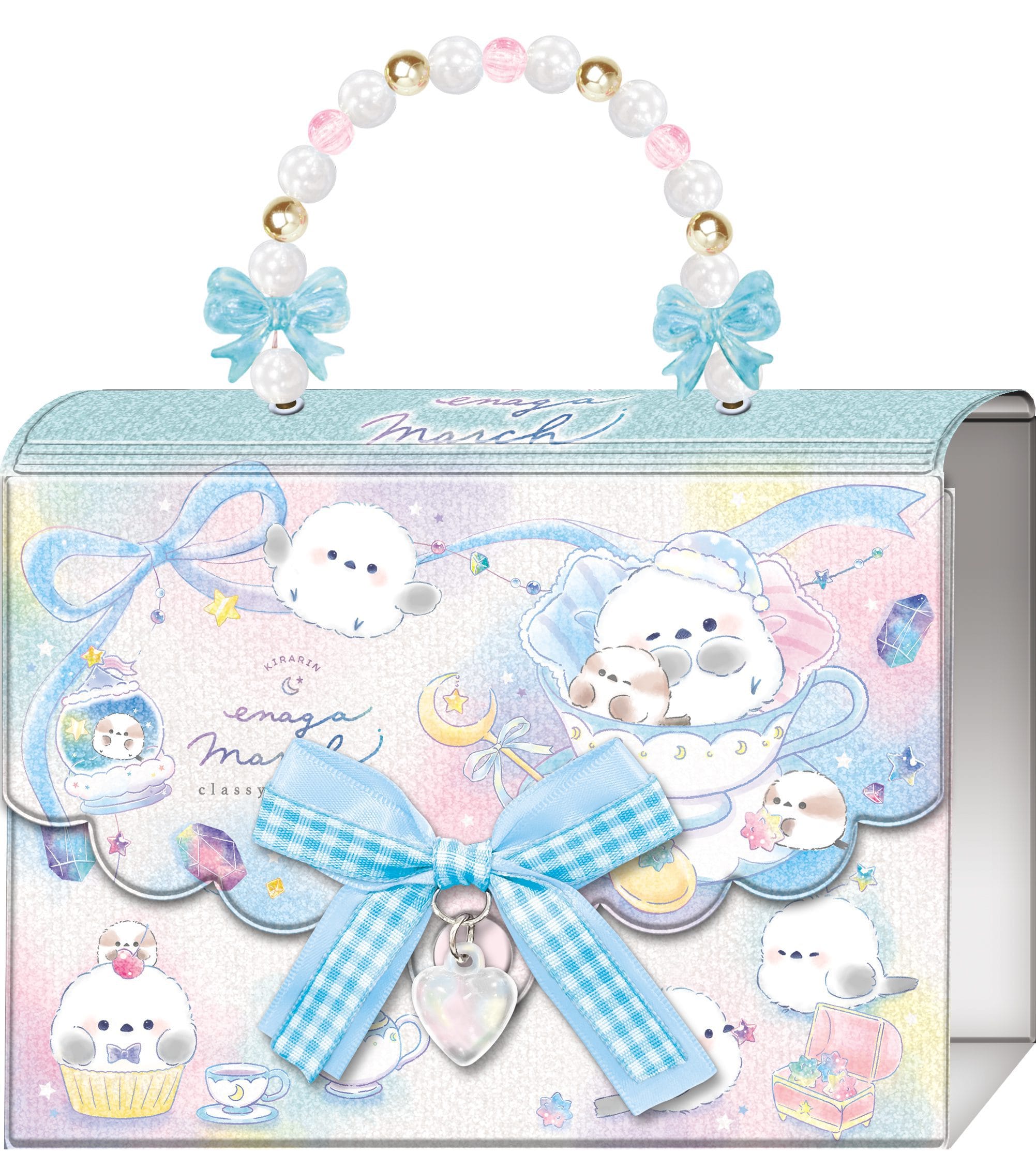 Spoon Inc Q-Lia Sticker Book Bag Shimaenaga Kawaii Gifts
