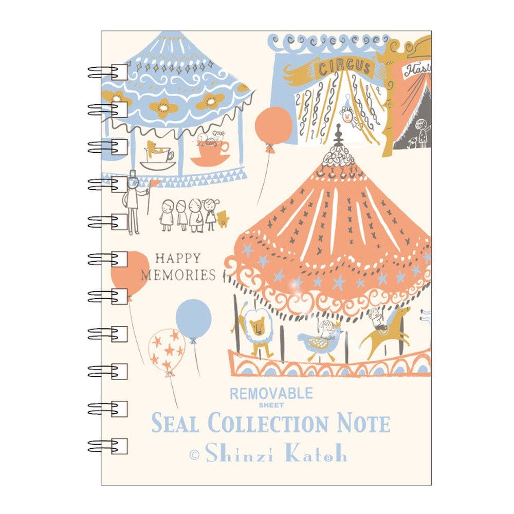 Spoon Inc Reusable Sticker Book Merry Go Round Kawaii Gifts 4582608264917