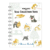 Spoon Inc Reusable Sticker Book Shinzi Katoh Shibainu Kawaii Gifts