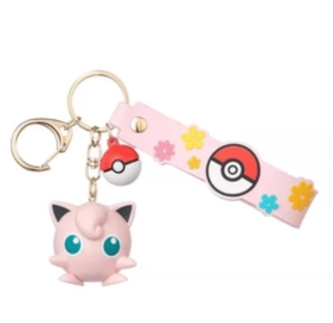 Su Plushies Pokemon Adventure Keychain Jigglypuff Kawaii Gifts
