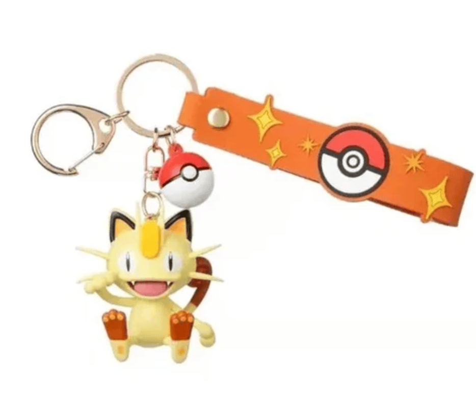 Su Plushies Pokemon Adventure Keychain Meowth Kawaii Gifts