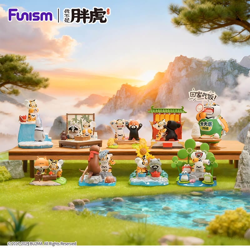 Su Plushies Alexander the Fat Tiger - Little Tiger and His Companions Surprise Box Kawaii Gifts