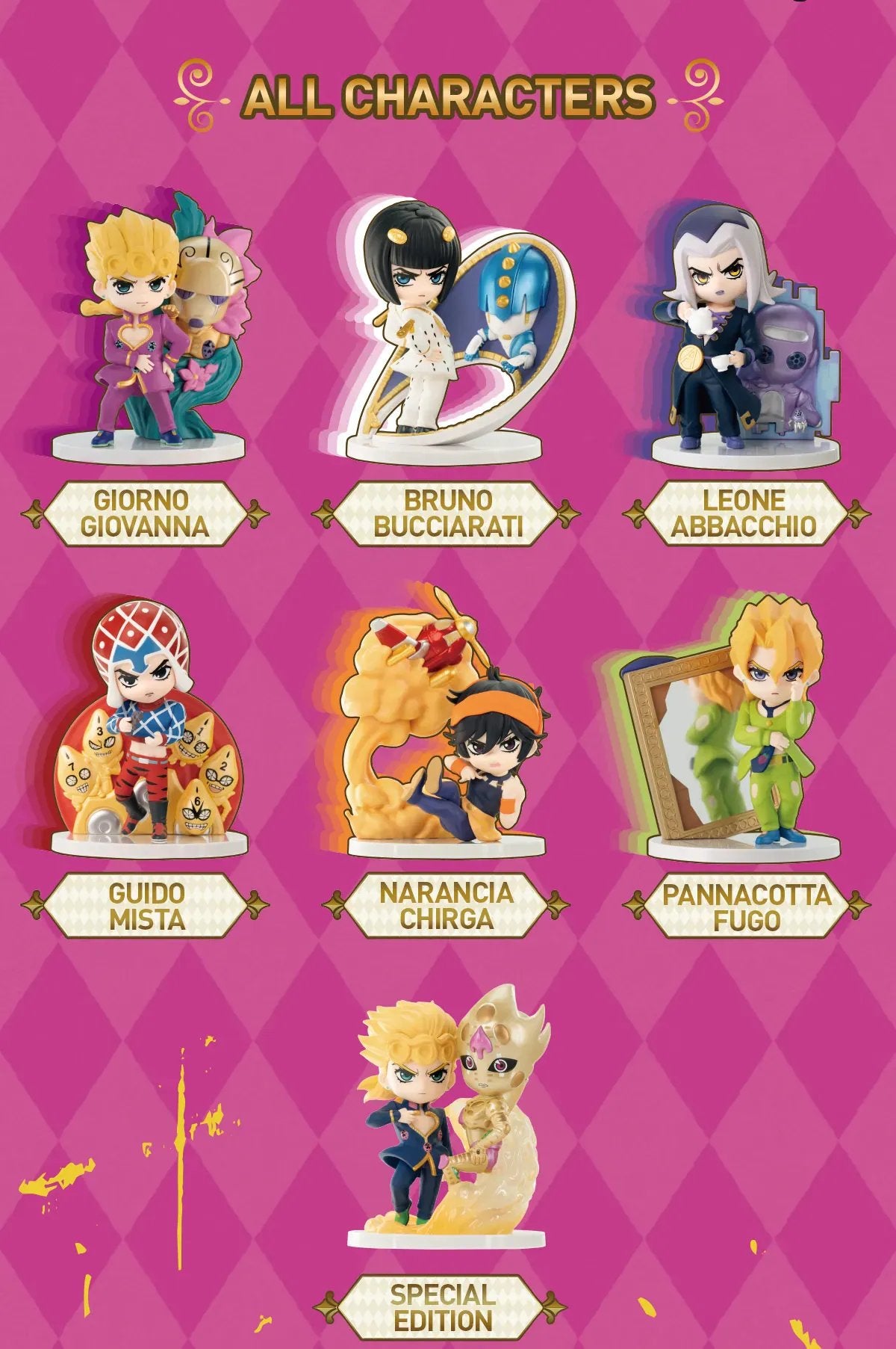 Jojo's Bizarre Adventure: Golden Wind Popmart Surprise Box