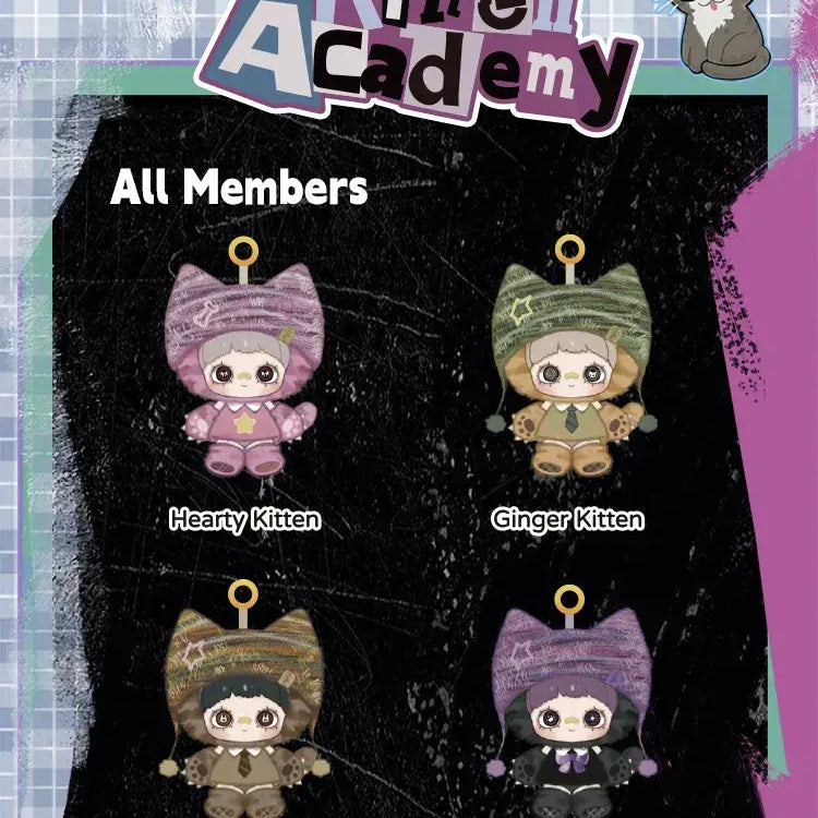 Su Plushies Maymei Kitten Academy Plush Bag Charm Blind Box Kawaii Gifts