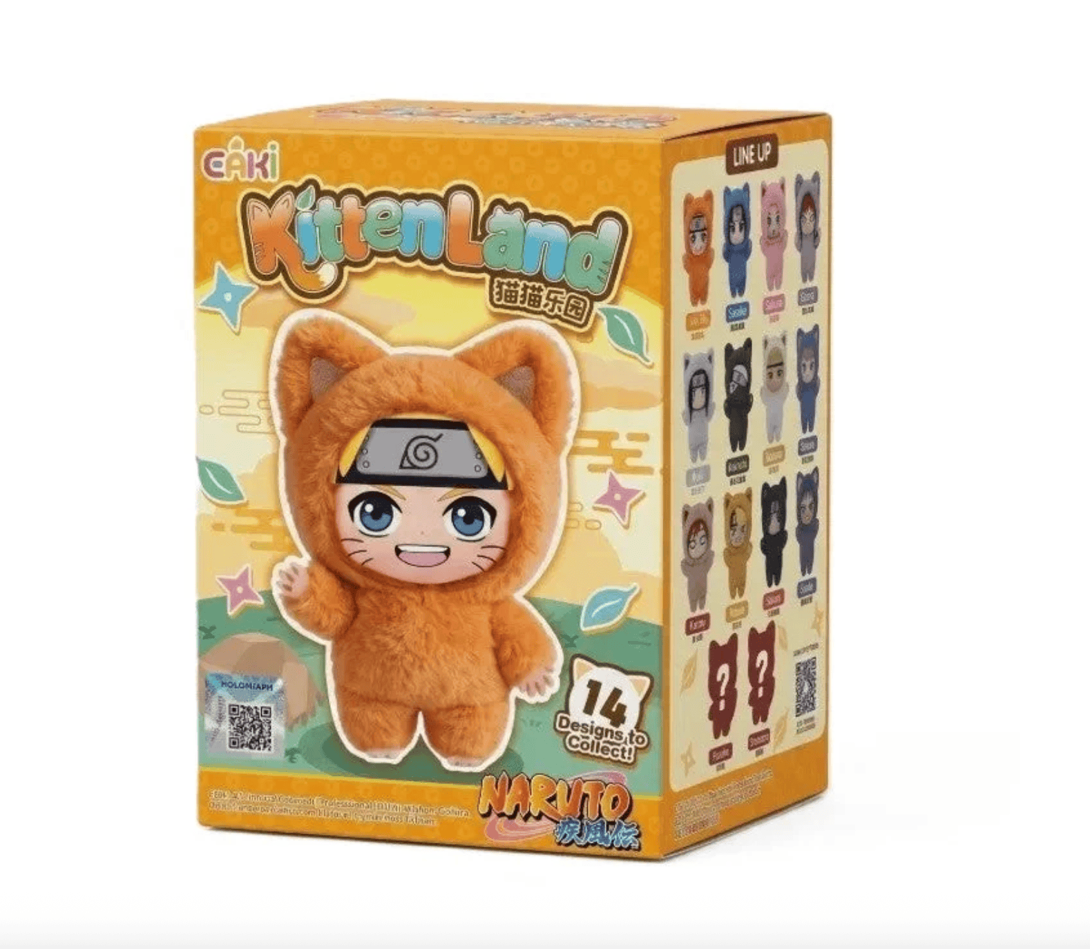 Su Plushies Naruto Shippuden Kittenland Surprise Plush Bag Charm Blind Box Kawaii Gifts