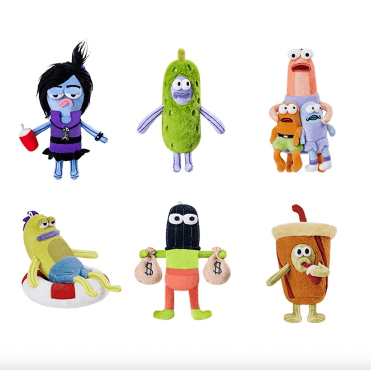Su Plushies SpongeBob SquarePants Bikini Bottom Residents' Life Blind Box Kawaii Gifts