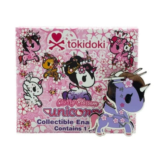 TKDK Cherry Blossom Unicorno Enamel Pin Surprise Box Kawaii Gifts 840080897035