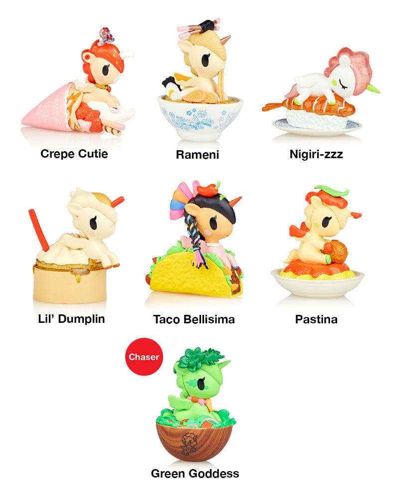 TKDK tokidoki Delicious Unicorno 3" Figure Surprise Box S. 2 Kawaii Gifts 840080885148