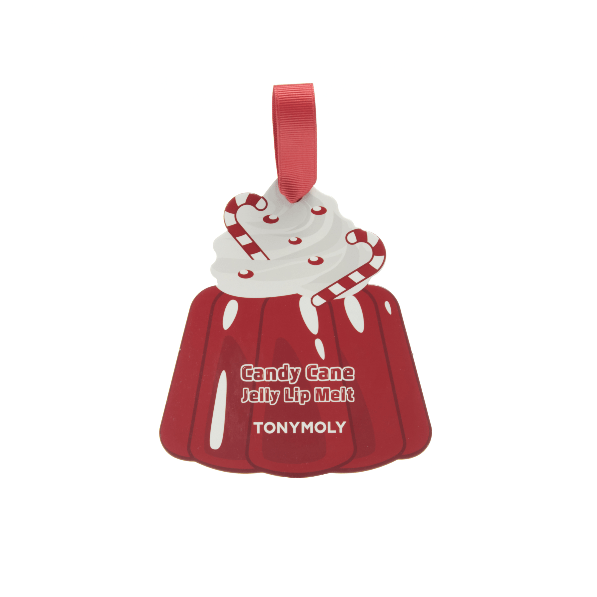 TONYMOLY Jelly Lip Melt Ornament Candy Cane Kawaii Gifts 8806194070254