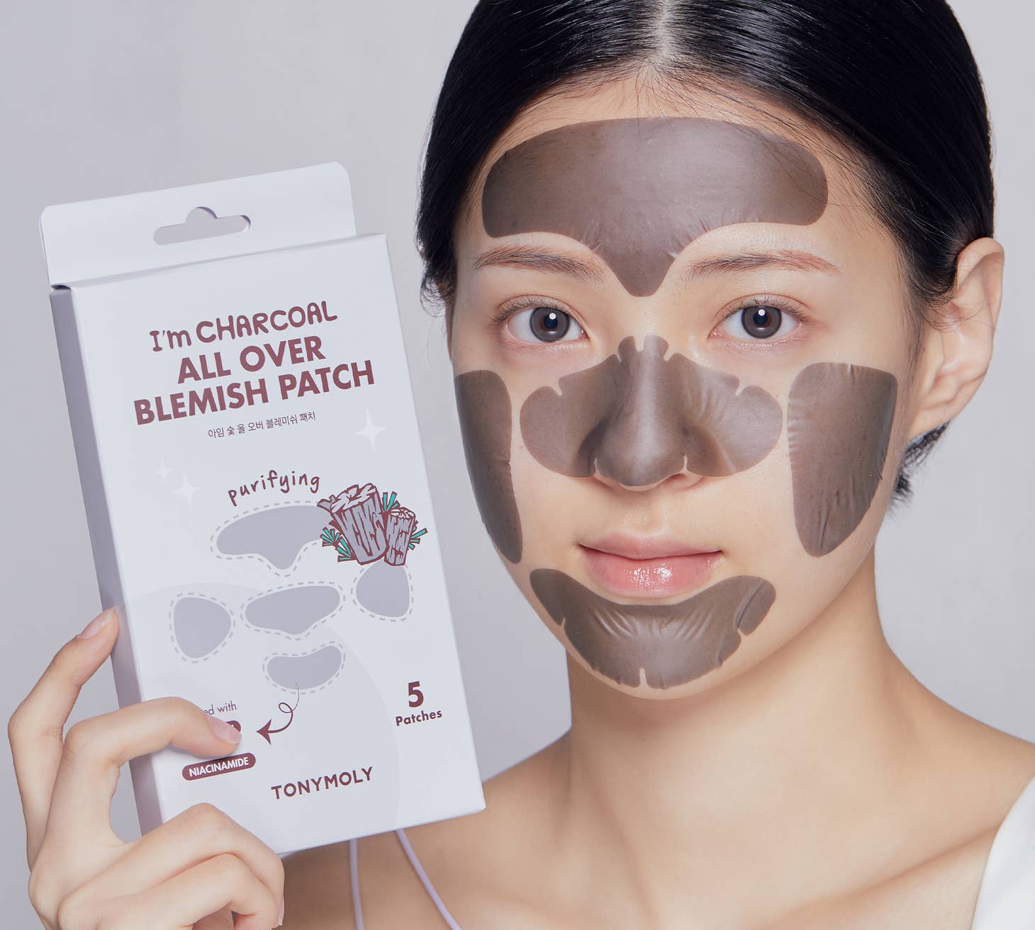 TONYMOLY I'm Charcoal All Over Blemish Patches Kawaii Gifts