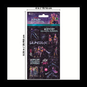 Trends International Kpop Demon Hunters 4-Sheet Stickers Kawaii Gifts 663542520186