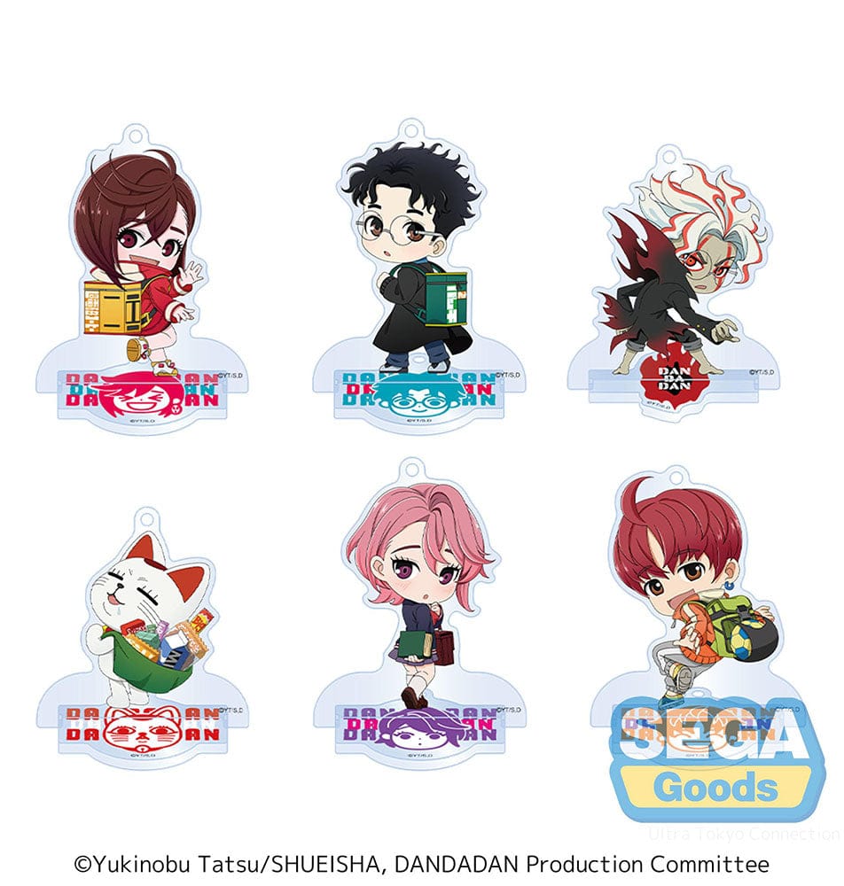 Ultra Tokyo Connection DAN DA DAN Chibi Acrylic Keychain Stand Kawaii Gifts