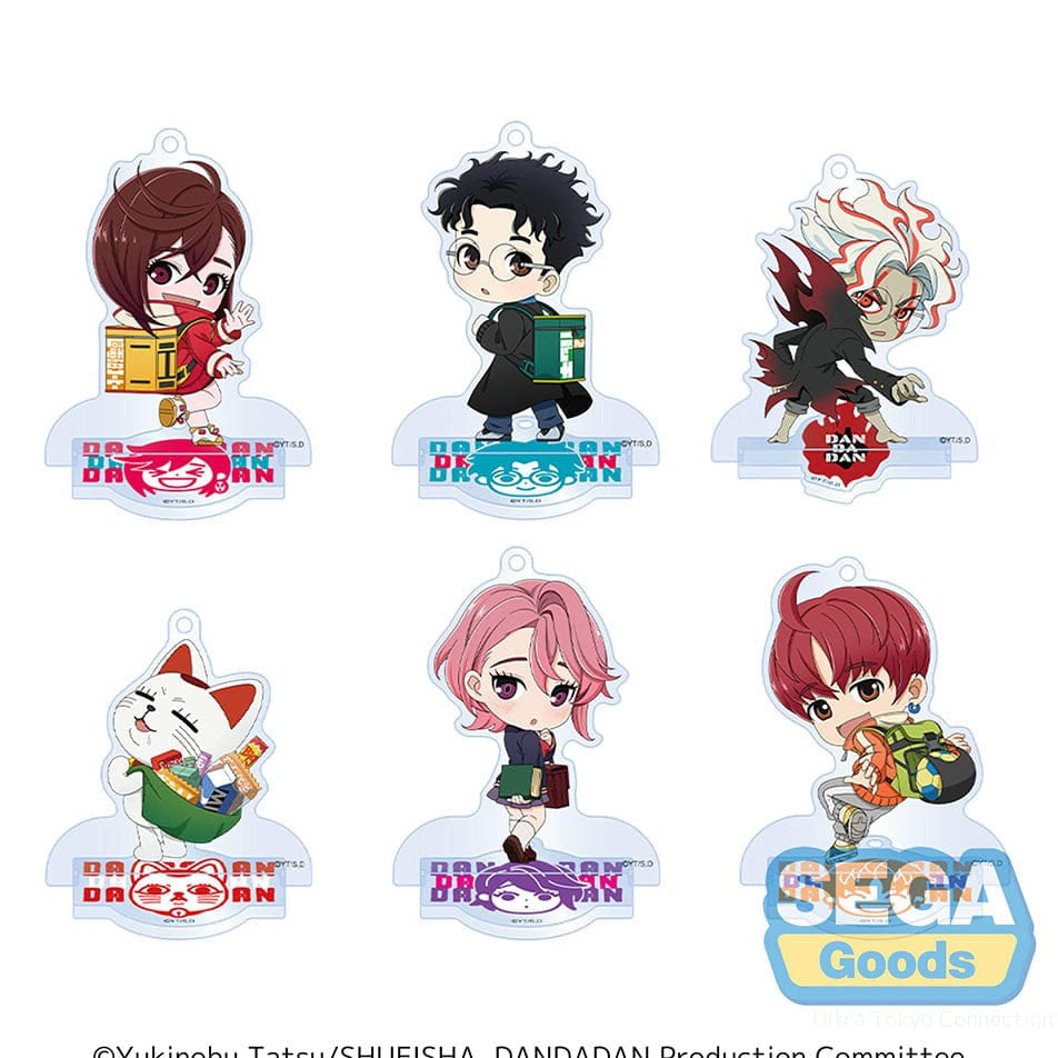Ultra Tokyo Connection DAN DA DAN Chibi Acrylic Keychain Stand Kawaii Gifts