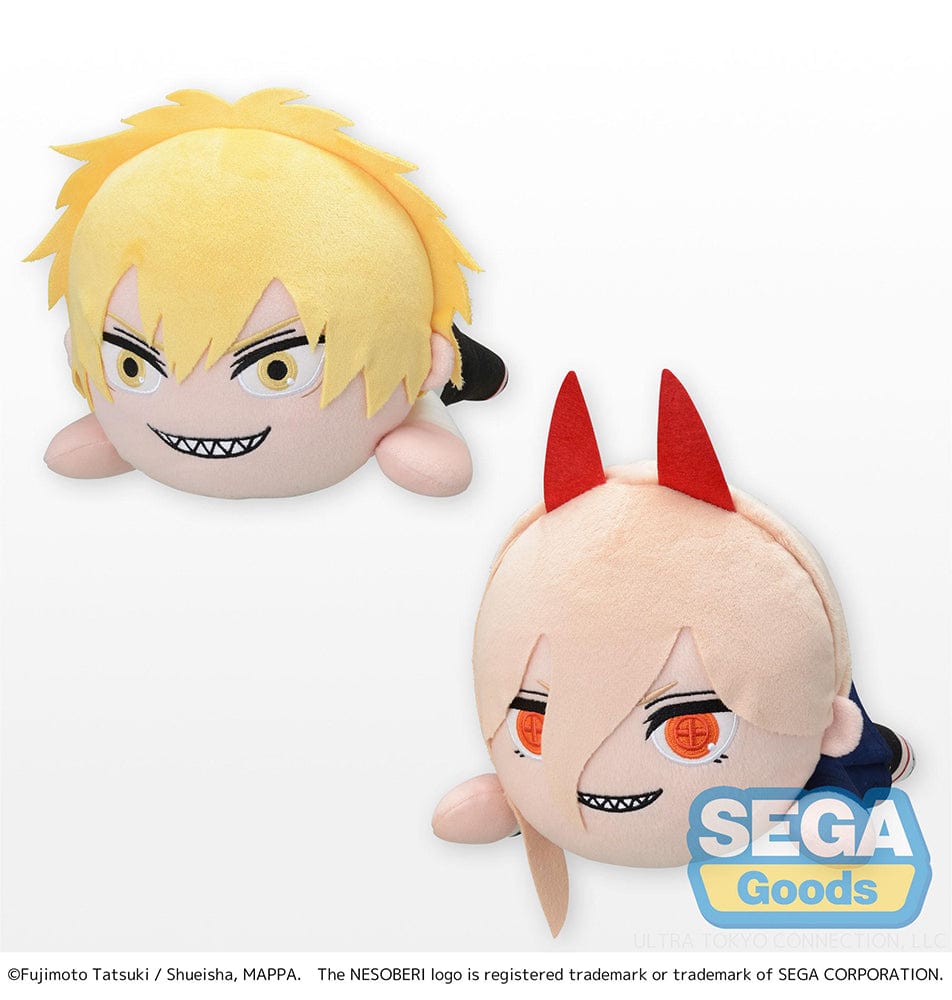 Ultra Tokyo Connection NESOBERI (Lay-Down) "Chainsaw Man" SP Plush "Denji & Power" Kawaii Gifts 4580779510970