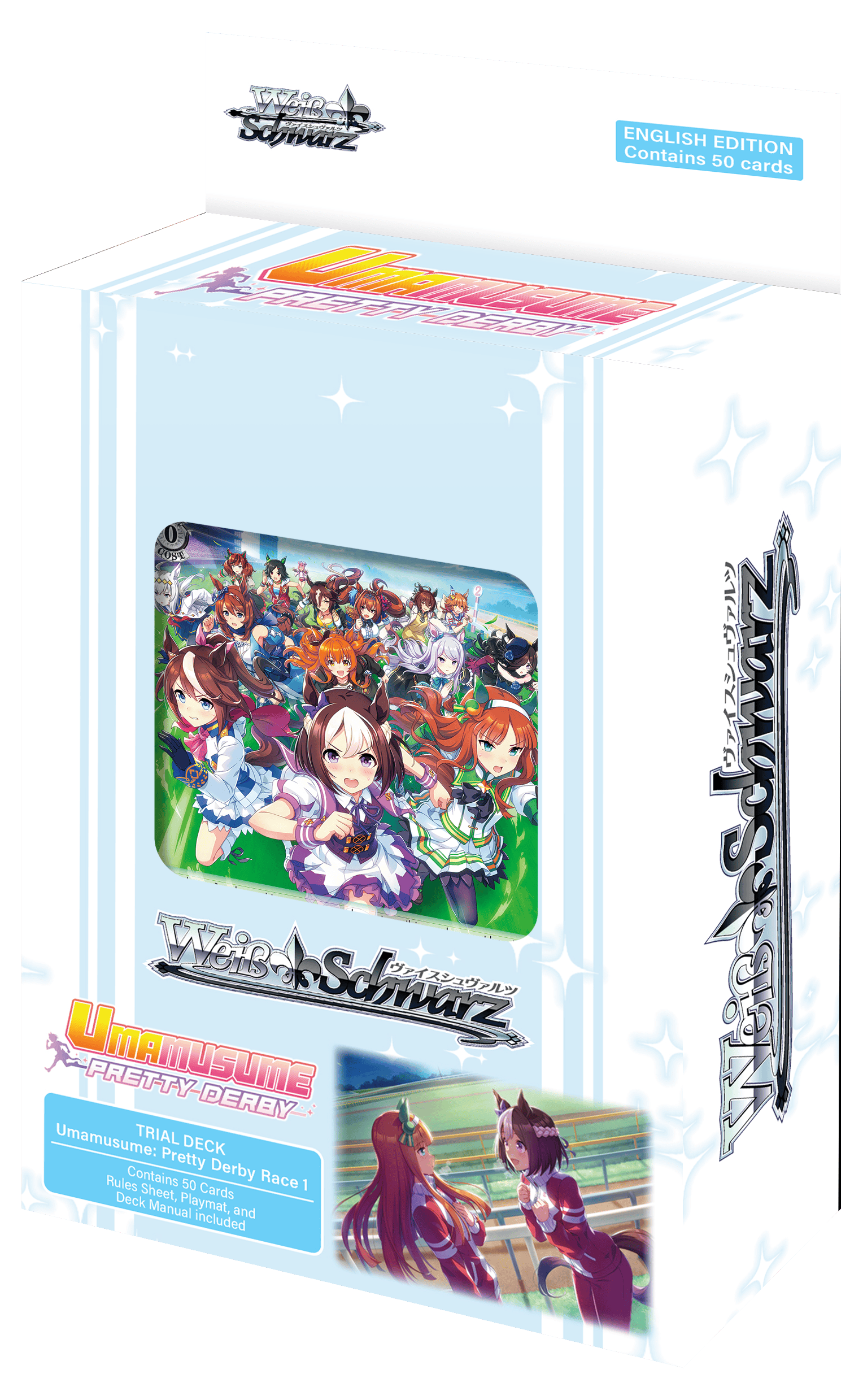 Unity Umamusume: Pretty Derby Weiss Schwarz Race 1 (English Edition) Trial Deck Kawaii Gifts
