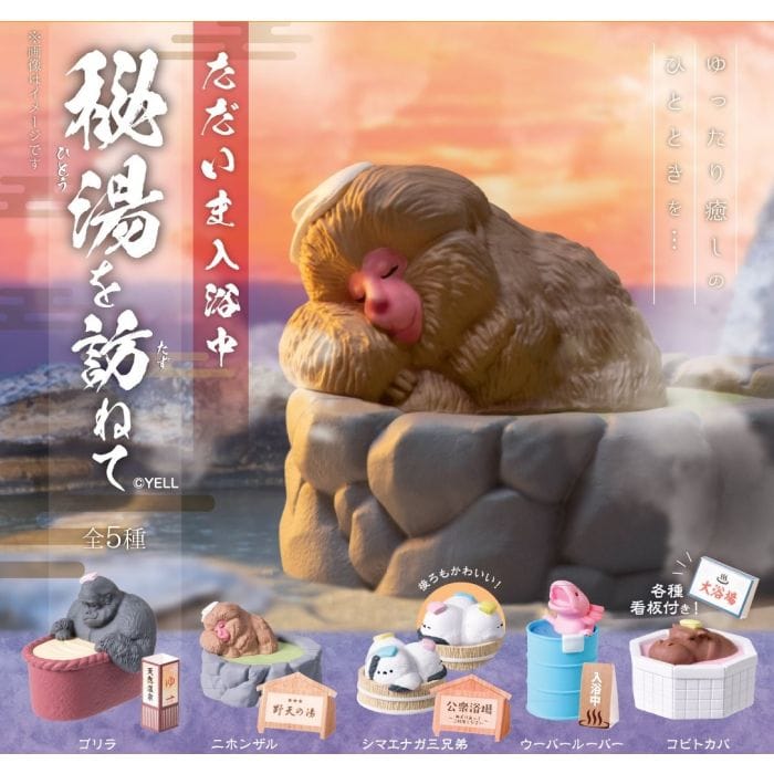 Unity Animals Currently Taking a Bath -Visiting a Secret Hot Spring- Series 3 Kawaii Gifts 25112790