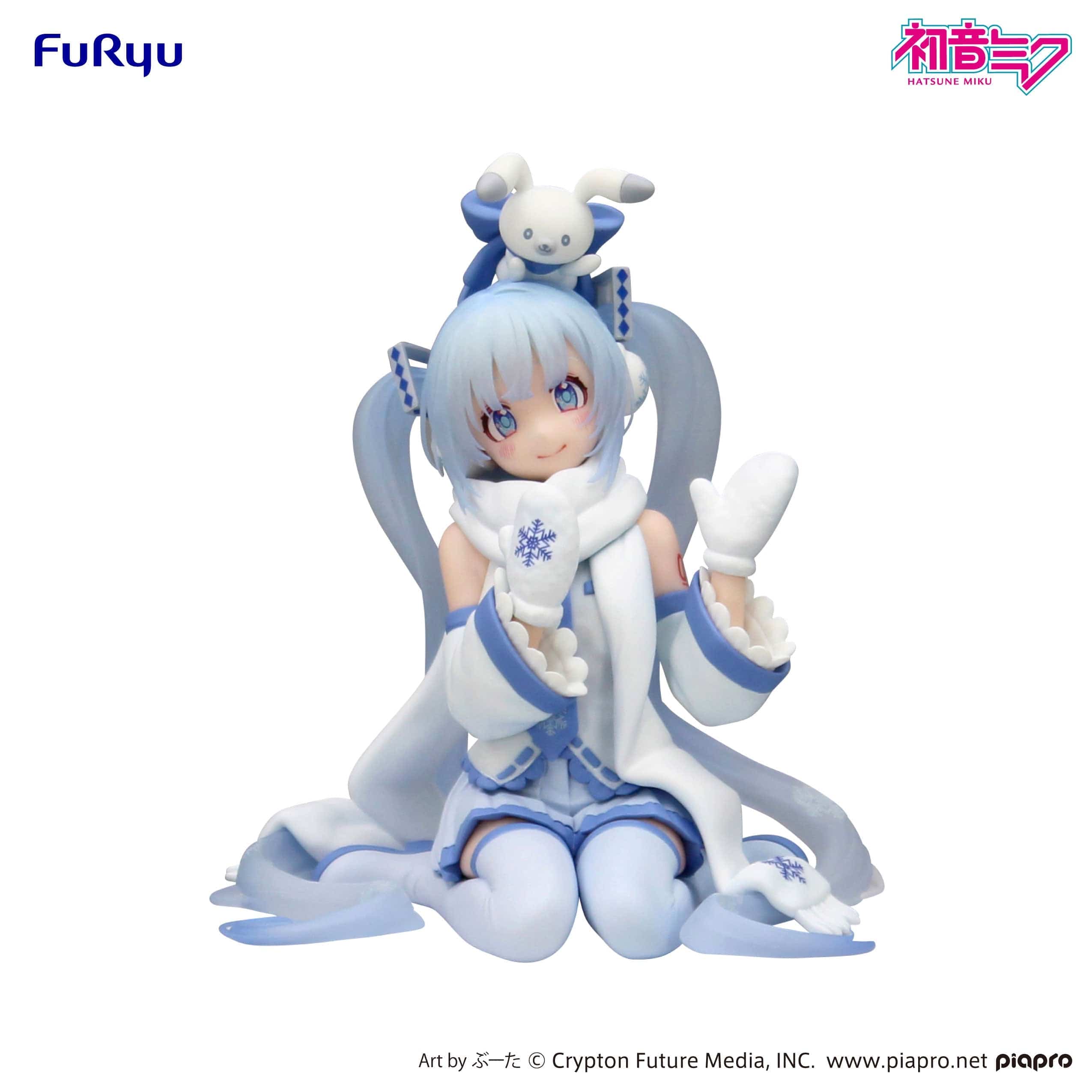 Unity Hatsune Miku Snow Miku Sky Town 10th Ver. Noodle Stopper Figure Kawaii Gifts 4571623505297