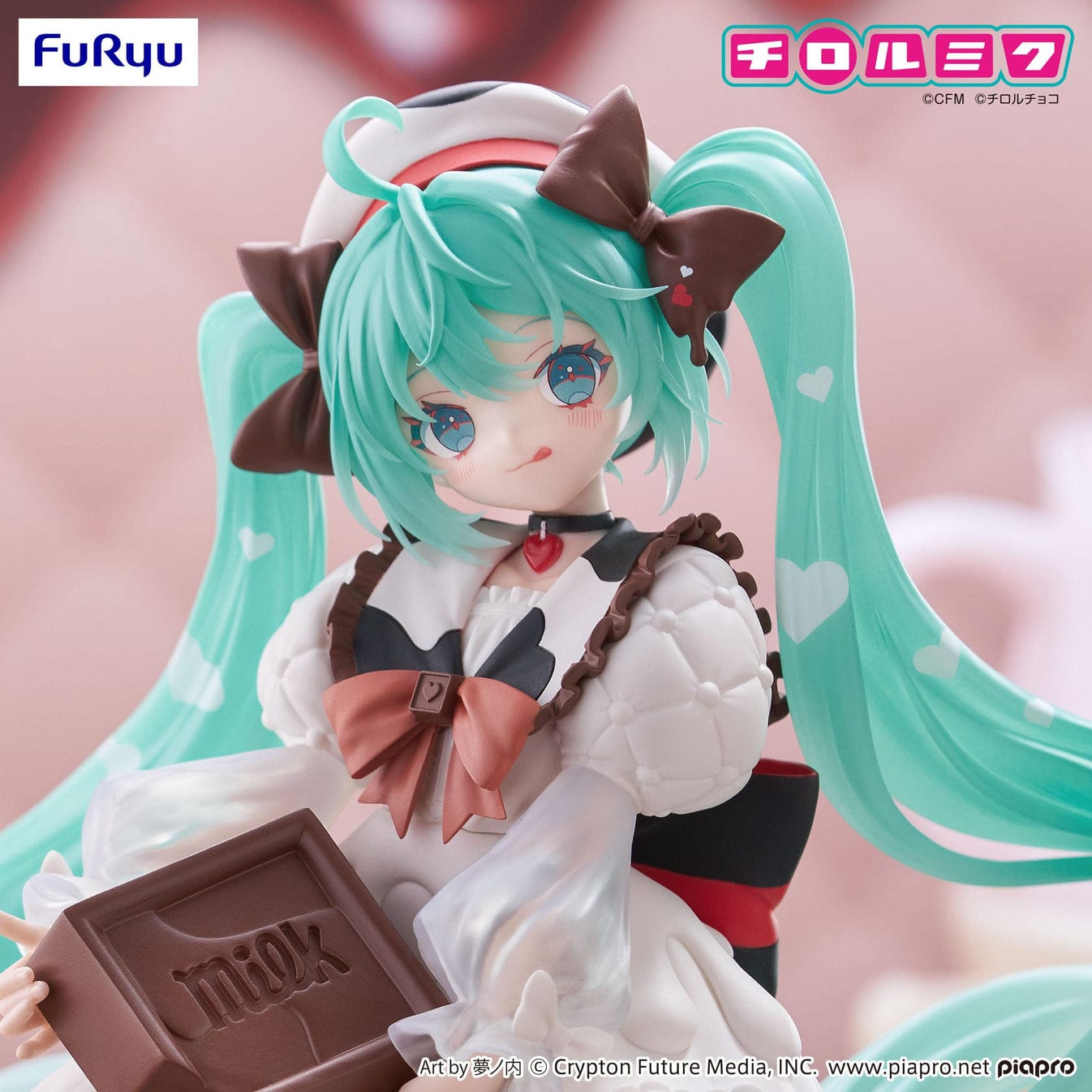 Unity Hatsune Miku x TIROL CHOCO Trio-Try-iT Figure Milk Ver. Kawaii Gifts 4571623508458