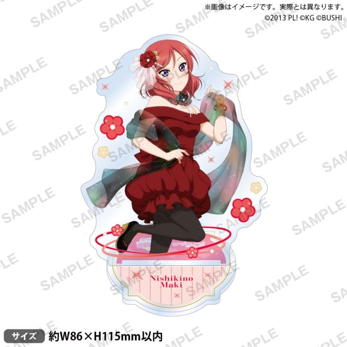 Unity Love Live Acrylic Stand μ Maki Nishikino Party Wedding Dress Kawaii Gifts 4582692236937