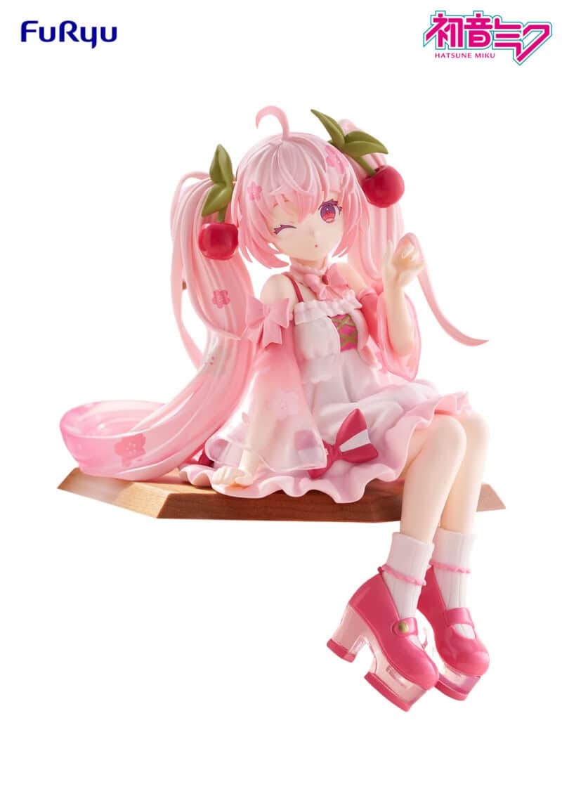 Unity Sakura Miku 2025 Wink Ver. Hatsune Miku Noodle Stopper Figure Kawaii Gifts 4580736410741