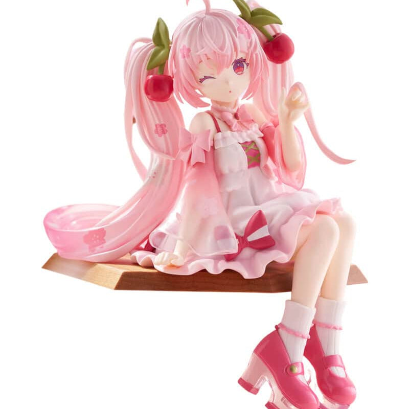 Unity Sakura Miku 2025 Wink Ver. Hatsune Miku Noodle Stopper Figure Kawaii Gifts 4580736410741