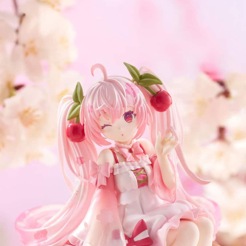 Unity Sakura Miku 2025 Wink Ver. Hatsune Miku Noodle Stopper Figure Kawaii Gifts 4580736410741