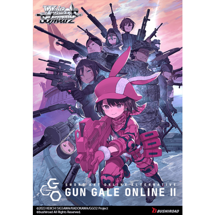 Unity SAO Alterniative - Gun Gale Online - 2 Weiss Schwarz Extra Booster Pack (English Edition) Kawaii Gifts