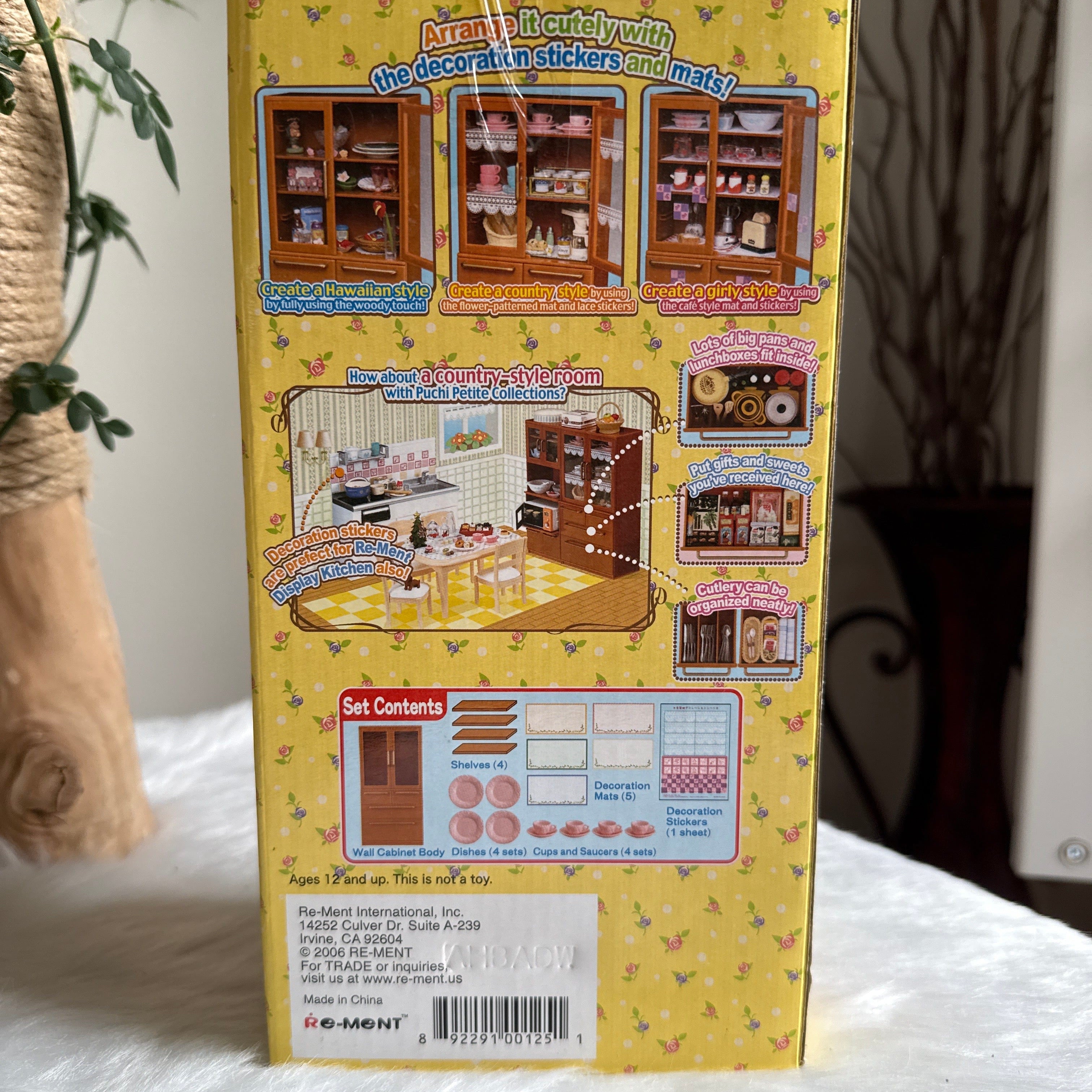 Various Re-Ment Kitchen Wall Cabinet Miniature Display Kawaii Gifts 892291001251