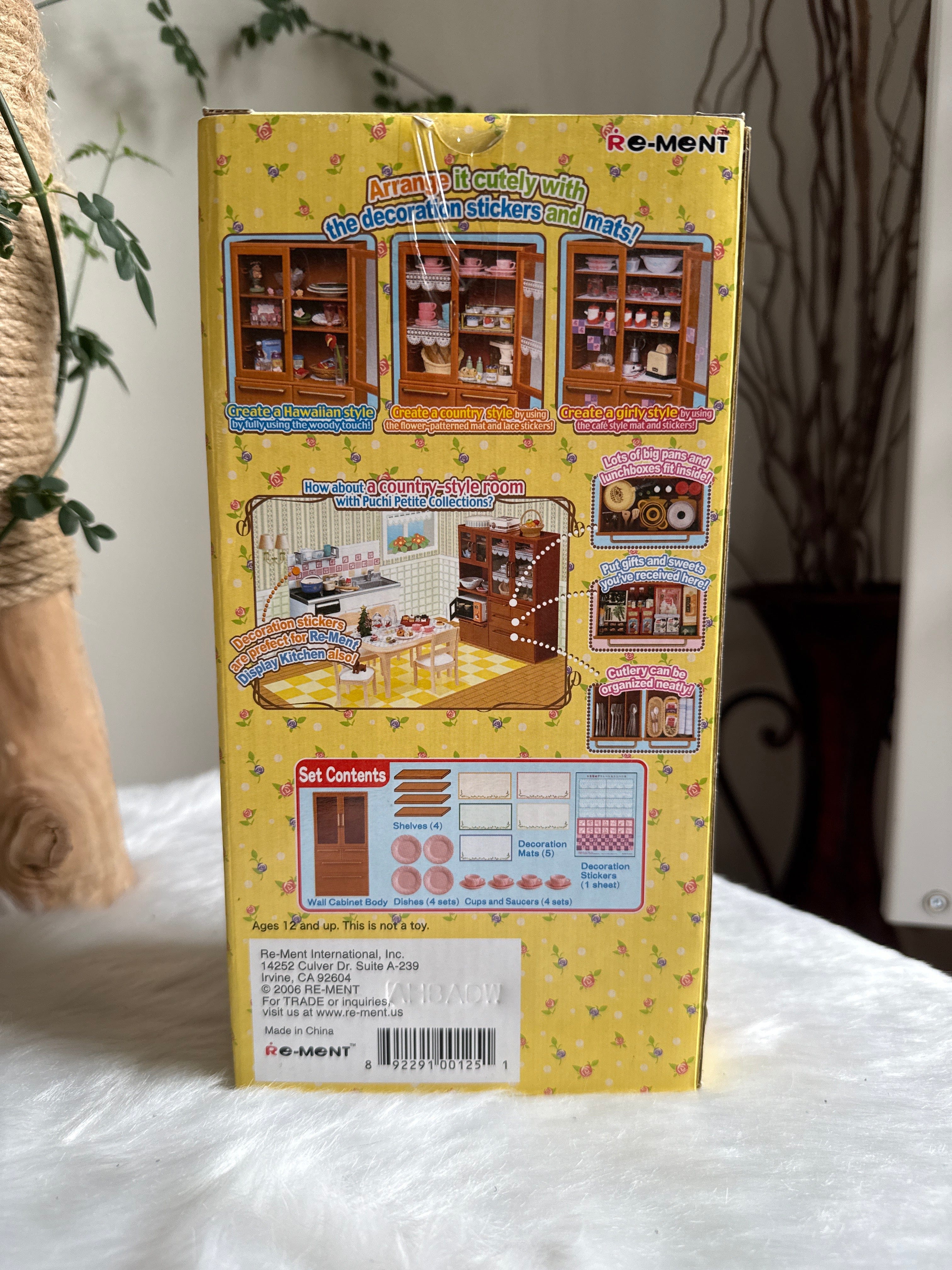 Various Re-Ment Kitchen Wall Cabinet Miniature Display Kawaii Gifts 892291001251