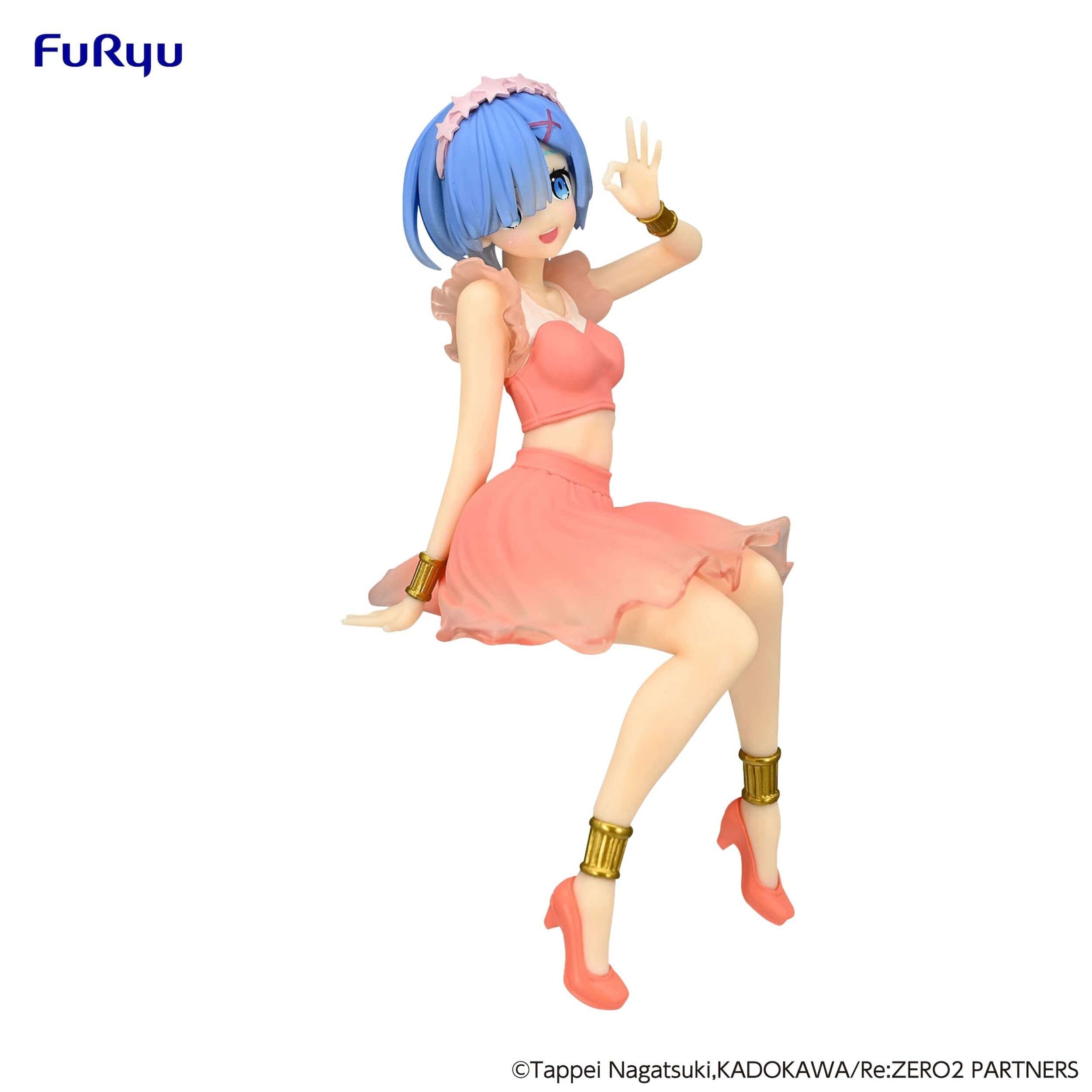 Video Game Advantage RE:ZERO Starting Life in Another World - Rem Noodle Stopper Figure (Twinkle Party Another Color Ver.) Kawaii Gifts