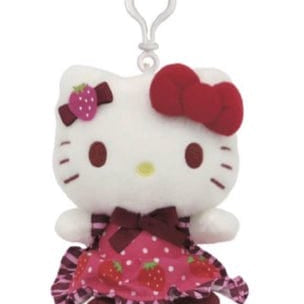 Weactive Chocolate & Strawberry 6" Plushies with Clips: Cinnamoroll, Hello Kitty, Pompompurin, My Melody, Kuromi, My Piano Kawaii Gifts