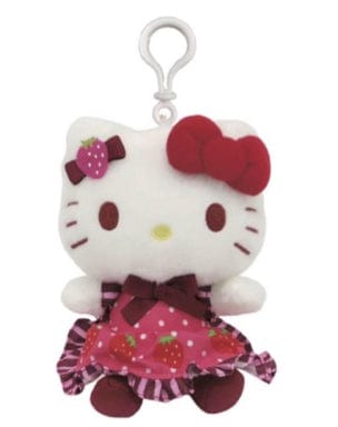 Weactive Chocolate & Strawberry 6" Plushies with Clips: Cinnamoroll, Hello Kitty, Pompompurin, My Melody, Kuromi, My Piano Kawaii Gifts