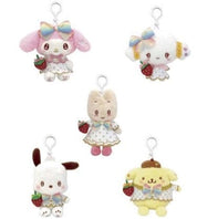 Weactive Sanrio Rare Character Strawberry Rainbow Clip-On Mascot Plushies Kawaii Gifts