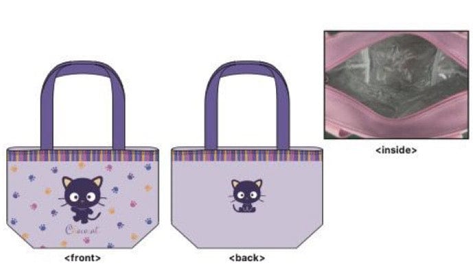 Weactive Chococat Purple Insulated Lunch Bag Kawaii Gifts 840805152333