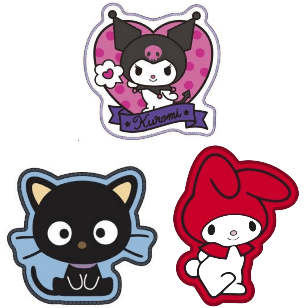 Weactive Sanrio Friends Diecut Accent Rugs: Chococat, Kuromi, My Melody Kawaii Gifts