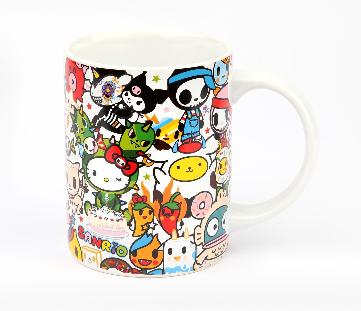 Weactive tokidoki x Sanrio Hello Kitty & Friends 14oz Ceramic Mug Kawaii Gifts 881780153267