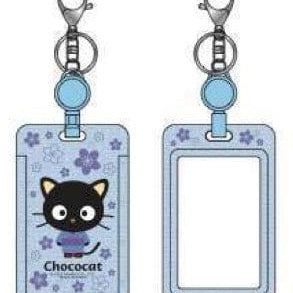 Weactive Chococat Kimono & Hello Kitty Cherry Blossom ID Plastic Card Case with Keychain Blue Kawaii Gifts 840805162165