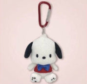 Weactive Sanrio Cute Plushie Mascot with Carabiner: Hello Kitty, My Melody, Cinnamoroll, Pompompurin, Kuromi, My Piano, Pochacco, Hangyodon, Tuxedo Sam, Keroppi, Batzu Maru Kawaii Gifts