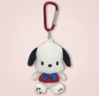 Weactive Sanrio Cute Plushie Mascot with Carabiner: Hello Kitty, My Melody, Cinnamoroll, Pompompurin, Kuromi, My Piano, Pochacco, Hangyodon, Tuxedo Sam, Keroppi, Batzu Maru Kawaii Gifts