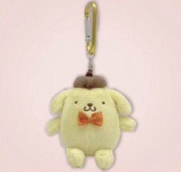 Weactive Sanrio Cute Plushie Mascot with Carabiner: Hello Kitty, My Melody, Cinnamoroll, Pompompurin, Kuromi, My Piano, Pochacco, Hangyodon, Tuxedo Sam, Keroppi, Batzu Maru Kawaii Gifts