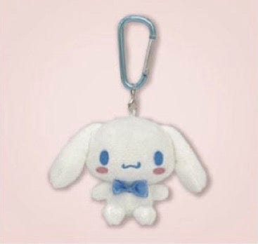 Weactive Sanrio Cute Plushie Mascot with Carabiner: Hello Kitty, My Melody, Cinnamoroll, Pompompurin, Kuromi, My Piano, Pochacco, Hangyodon, Tuxedo Sam, Keroppi, Batzu Maru Cinnamoroll Kawaii Gifts