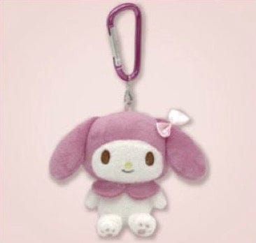 Weactive Sanrio Cute Plushie Mascot with Carabiner: Hello Kitty, My Melody, Cinnamoroll, Pompompurin, Kuromi, My Piano, Pochacco, Hangyodon, Tuxedo Sam, Keroppi, Batzu Maru My Melody Kawaii Gifts