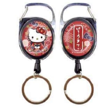 Weactive Sanrio Retractable Reel Keychains Red Hello Kitty Kawaii Gifts 840805160369