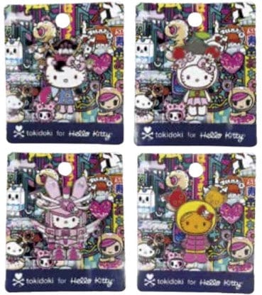 Weactive tokidoki x Hello Kitty Midnight Metropolis Pin Badges Kawaii Gifts