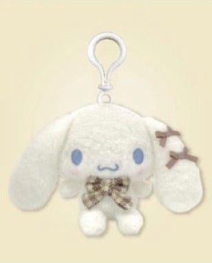 Weactive Cinnmoroll Soft Mocha Checker Bow Plushies Small 4" Kawaii Gifts 840805157659